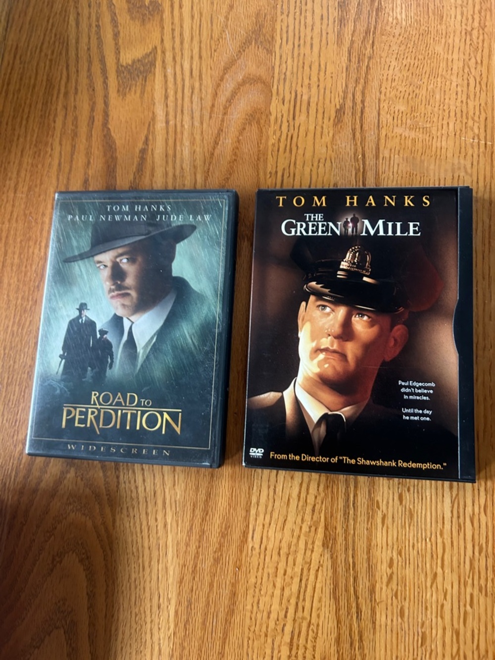 Tom Hanks DVD Bundle — Road to Perdition & The Green Mile (Black, Brown)